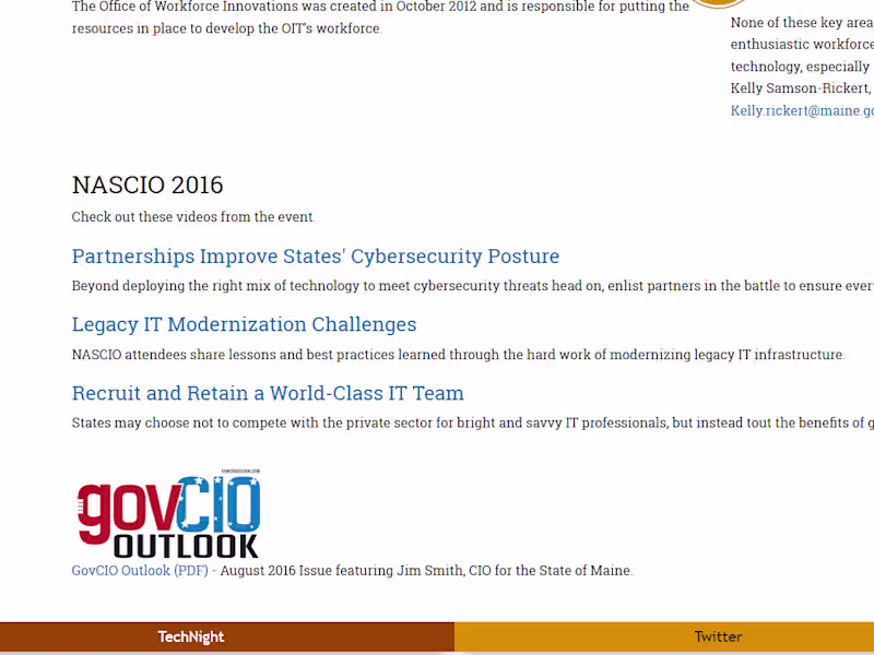 Cover image for Workforce Development Website