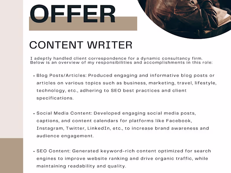 Cover image for COPY WRITING