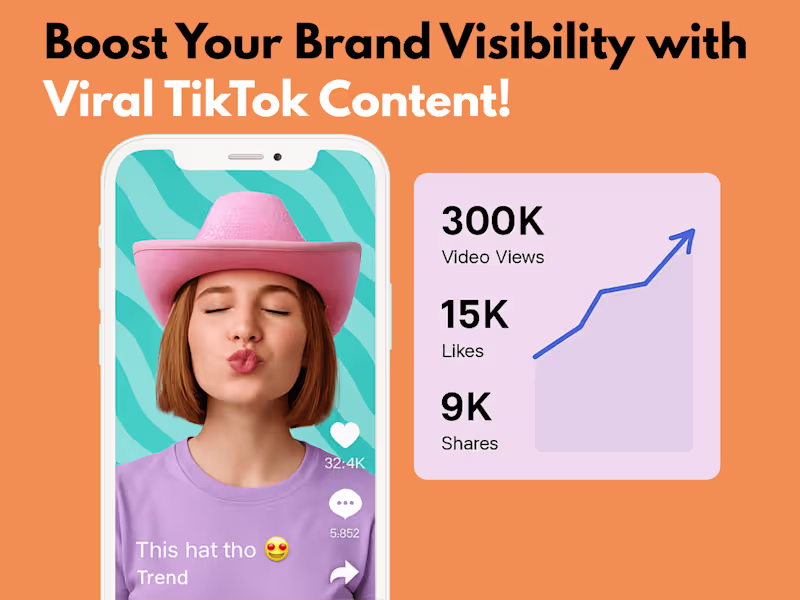Cover image for Viral TikTok Content Creation for Brand Growth