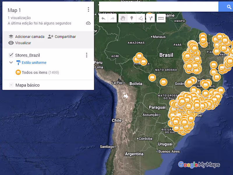 Cover image for Point monitoring with Google My Maps