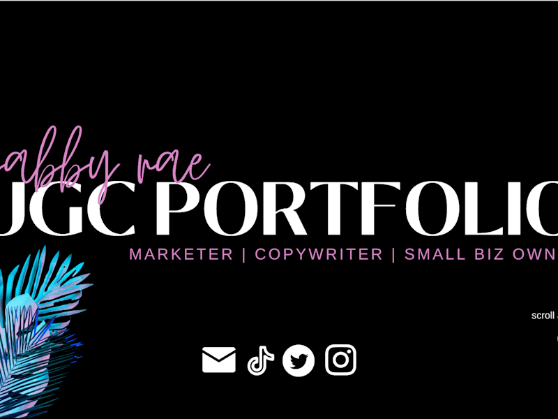 Cover image for UGC Portfolio
