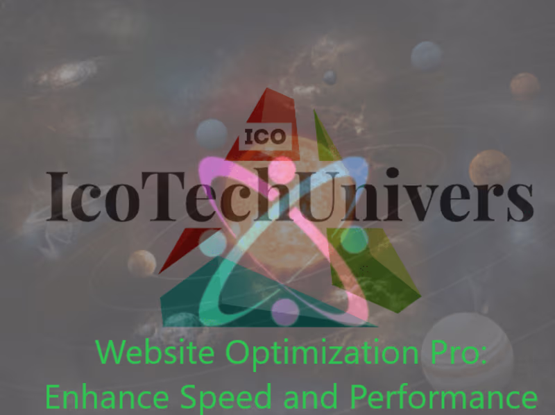 Cover image for Website Optimization Pro: Enhance Speed and Performance