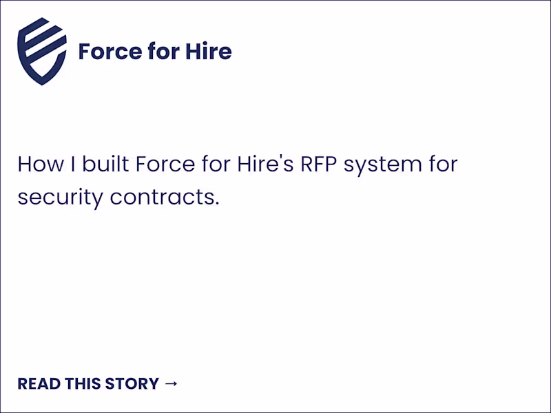 Cover image for Security & Defense Marketplace Platform