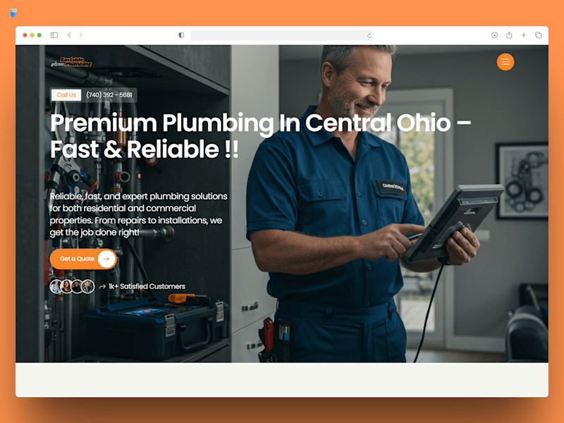 Cover image for East-Side Plumbing {Framer Template Customization}