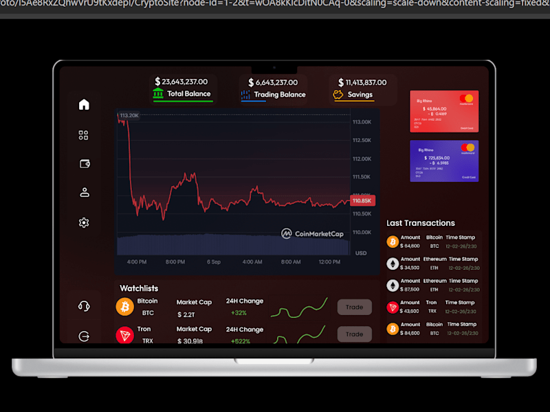 Cover image for Full working prototype of a web3 cryptocurrency webapp