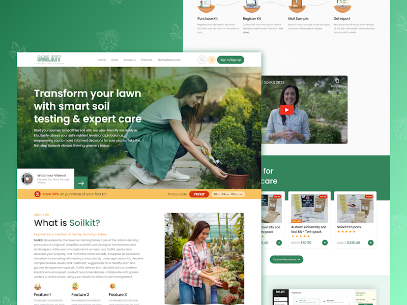 Cover image for Soilkit : Agritech web app
