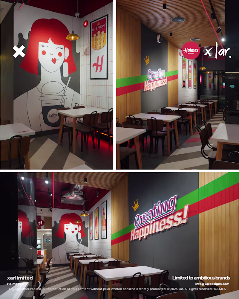 Cover image for Holmes Burgers Rebranding Project