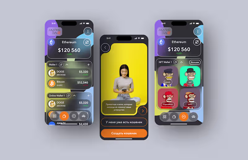 Cover image for MDAO Crypto Wallet App Redesign