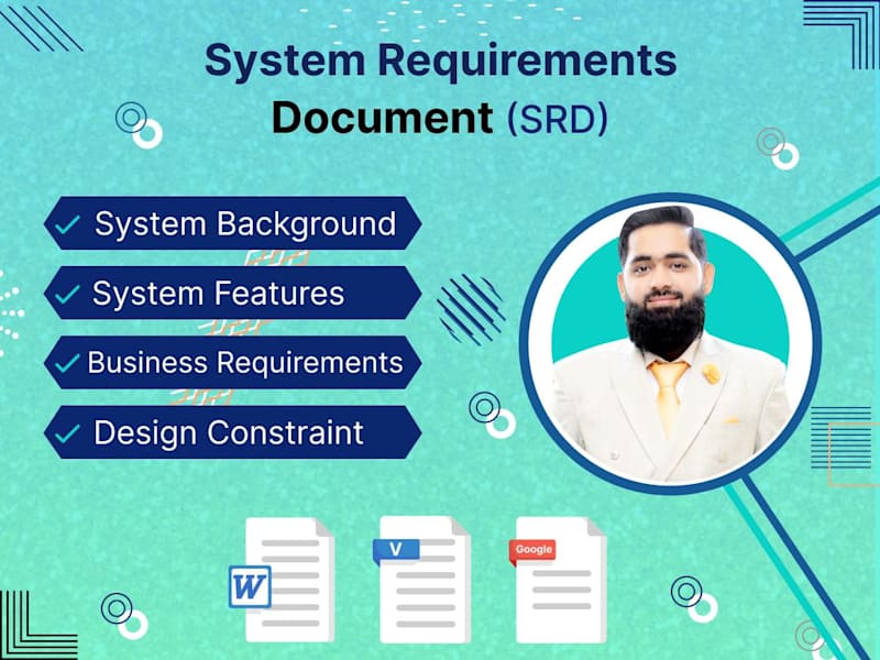 Cover image for You will get Software Requirements Document (SRD)