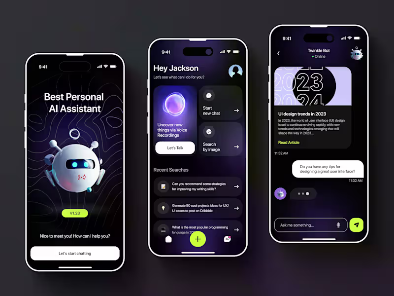Cover image for Mobile App UX/UI Design