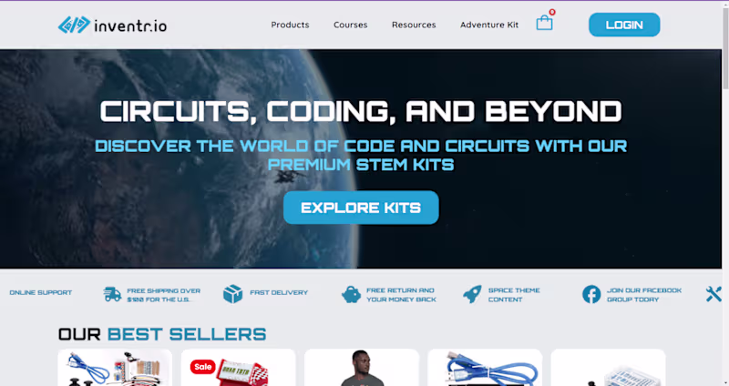 Cover image for Inventr.io Website Development