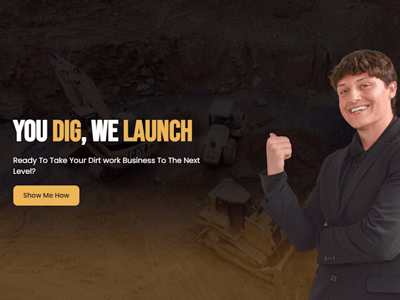 Cover image for Home - HardHat Launch - The #1 Dirtwork Marketing Agency