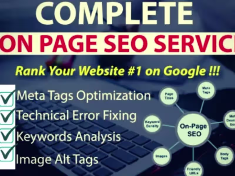 Cover image for Complete Website On-Page, Technical, and SEO Issue Resolution