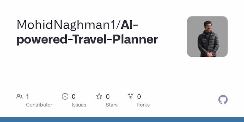 Cover image for AI-Powered Travel Recommendation System