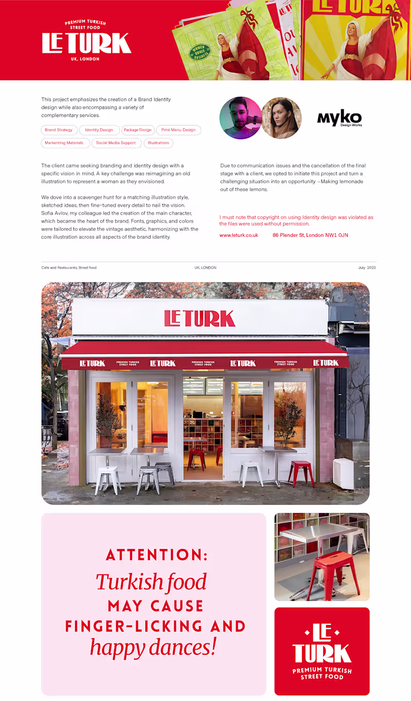 Cover image for LeTurk / UK LONDON :: Behance