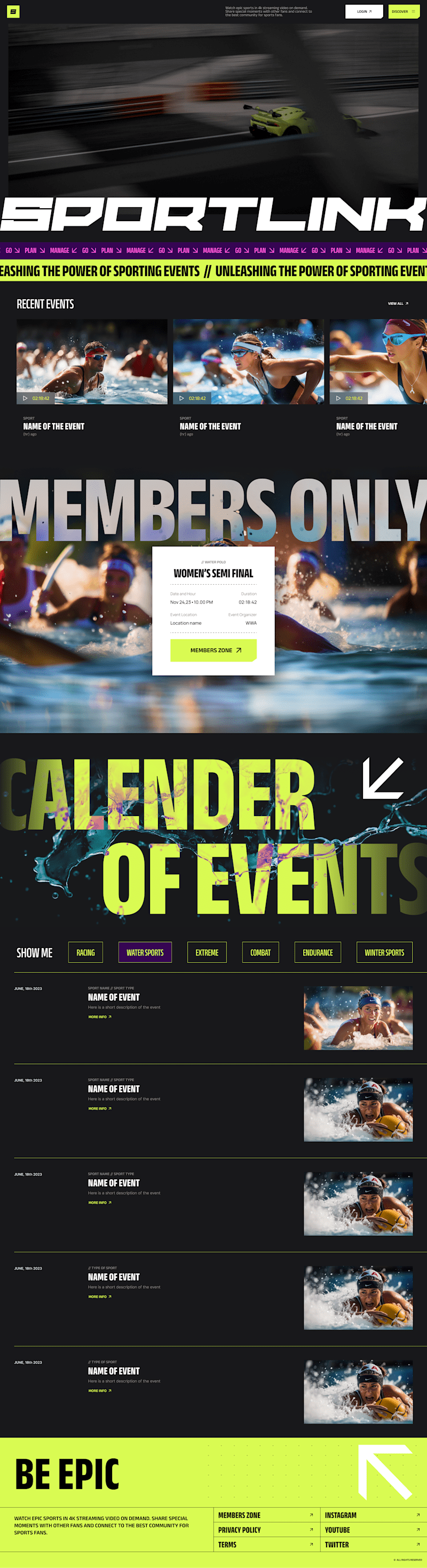 Cover image for SportLink Sports Broadcasting Website Development
