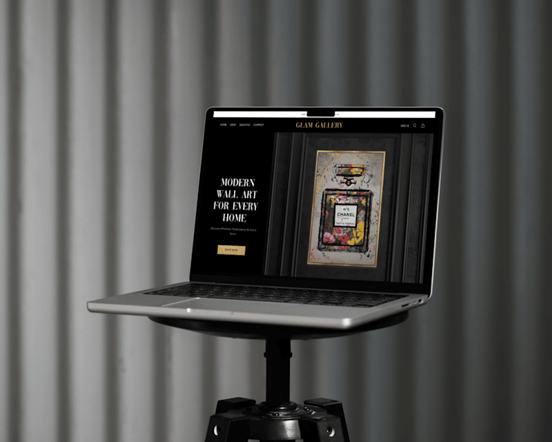 Cover image for Glam Gallery - Website In A Day