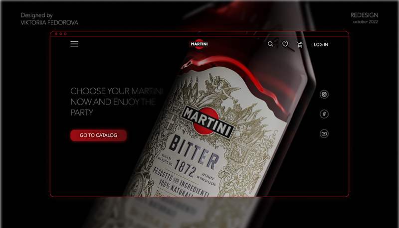 Cover image for e-commerce Martini on Behance