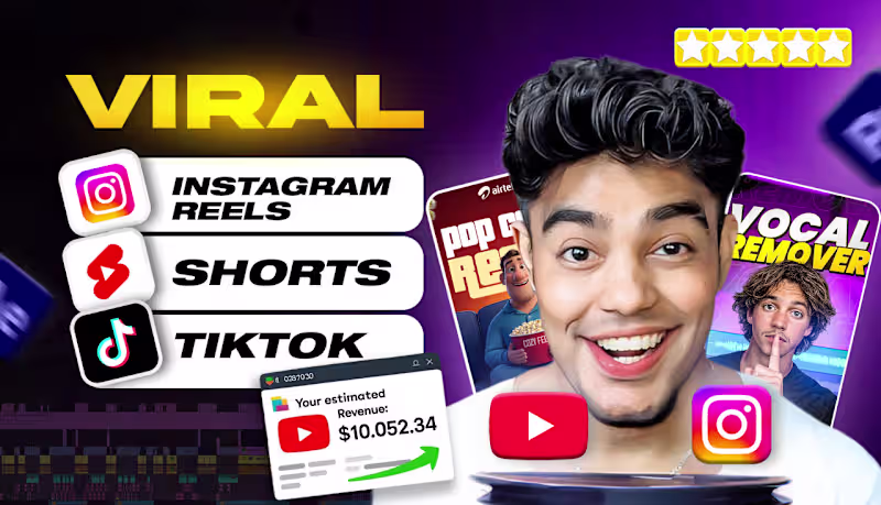 Cover image for I can edit your viral shorts reels and tiktok videos