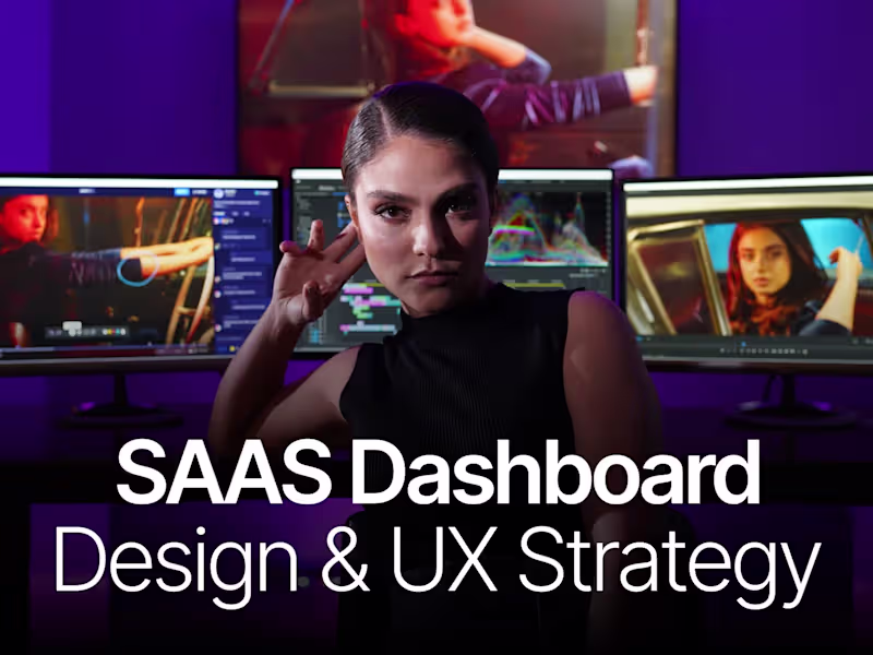 Cover image for SaaS Dashboard Design & UX Strategy