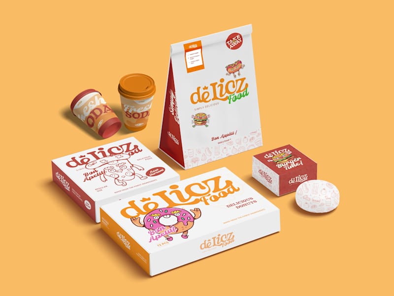 Cover image for deLicz Food - Visual Identity 