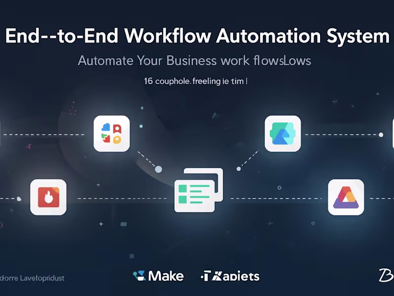 Cover image for End-to-End Workflow Automation System