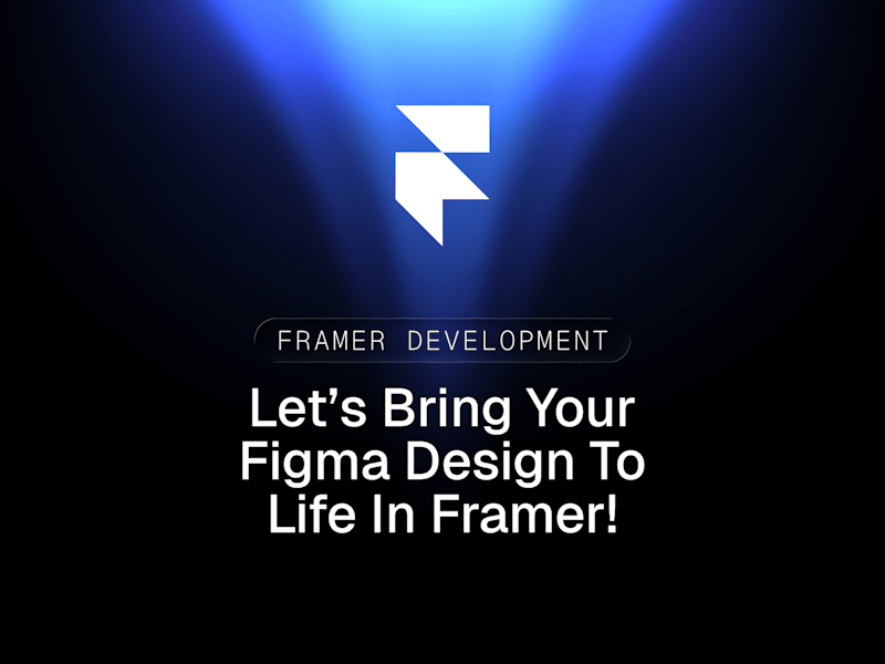 Cover image for Framer Development