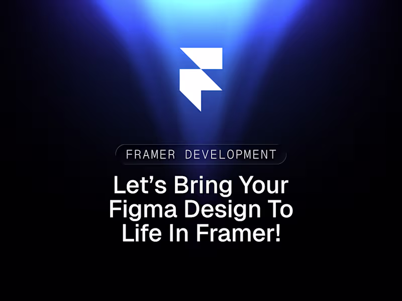 Cover image for Framer Development