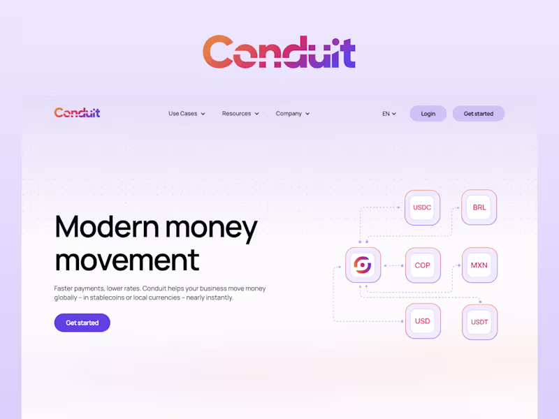 Cover image for Conduit - Easier, cheaper international business payments