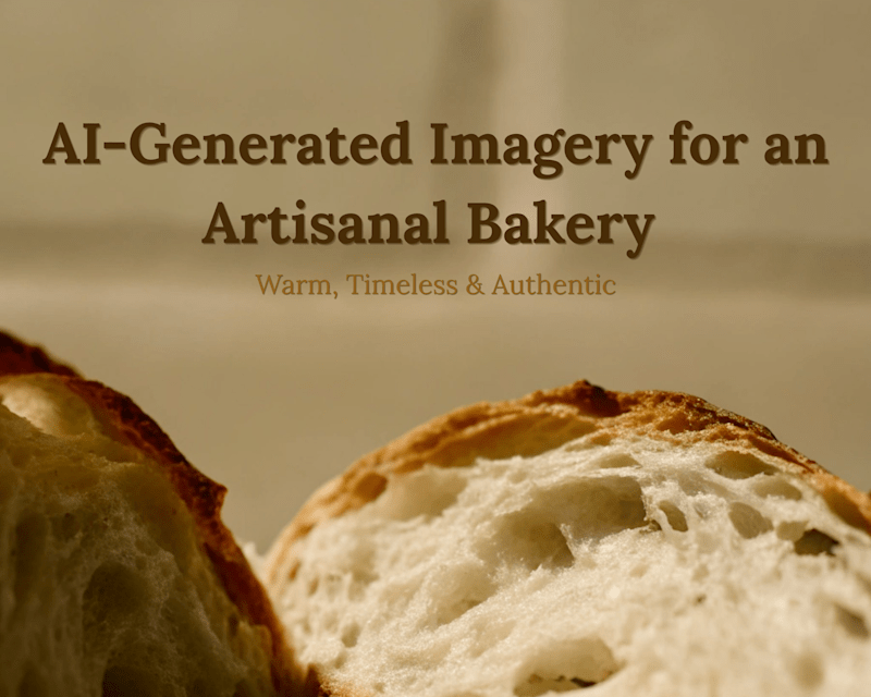 Cover image for AI-Generated Visual Series for Artisanal Bakery