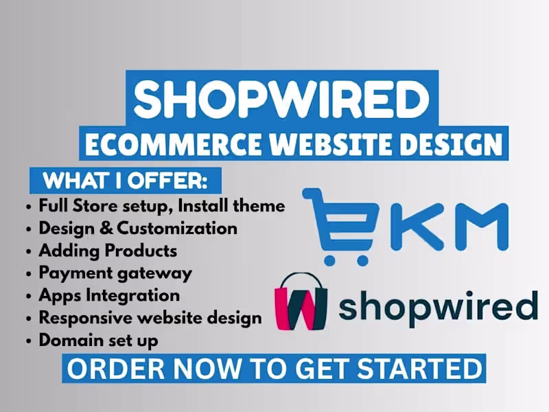 Cover image for I will create profitable ecommerce online shopwire ekmshop store