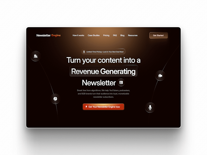 Cover image for Newsletter Engine Hero Redesign