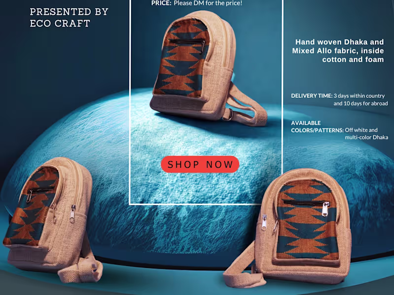 Cover image for Design of Eco-Friendly Nepali Sling Bag