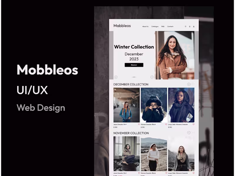 Cover image for Mobbleos Website Design