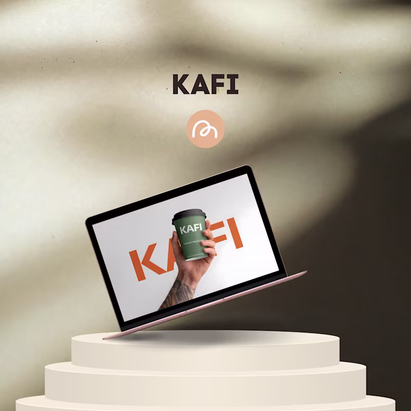Cover image for Kafi Coffee Brand Landing Page Design