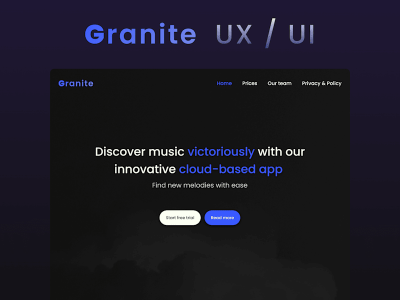 Cover image for Granite | Ecommerce (In progress)