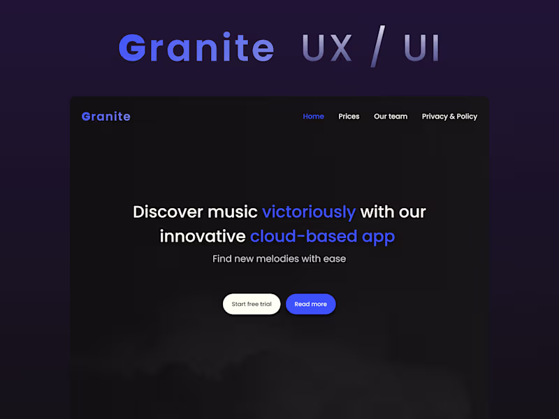 Cover image for Granite | Ecommerce (In progress)
