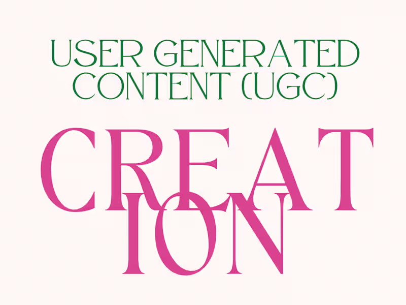 Cover image for UGC Content Creation