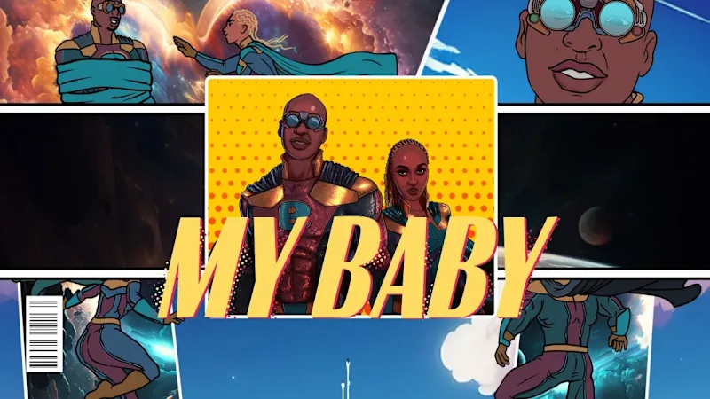Cover image for Bien - My Baby feat Ayra Starr (Official Visualizer) - YouTube