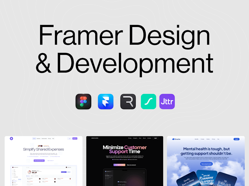 Cover image for Framer Landing Page (Design + Development) 