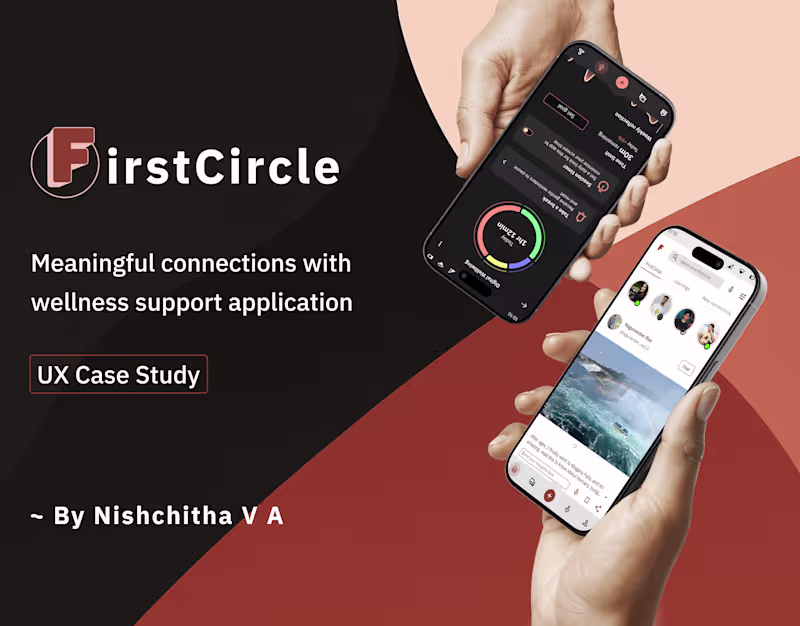 Cover image for FirstCircle Meaningful Social Media App - UX Case Study