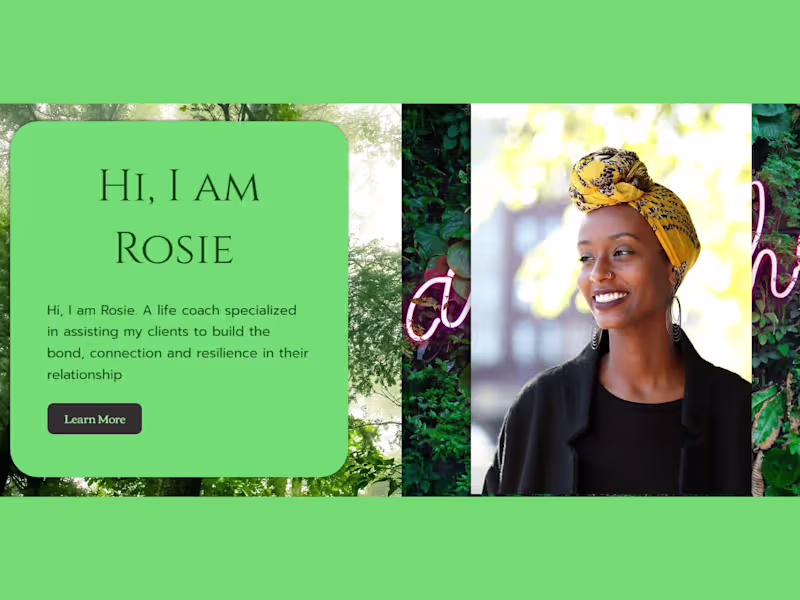 Cover image for Website design for Life coaches