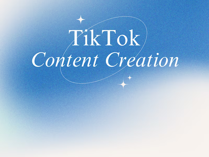 Cover image for TikTok Content Creation