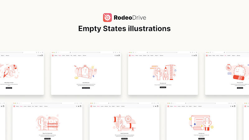 Cover image for Rodeo Drive - Empty State Illustrations 