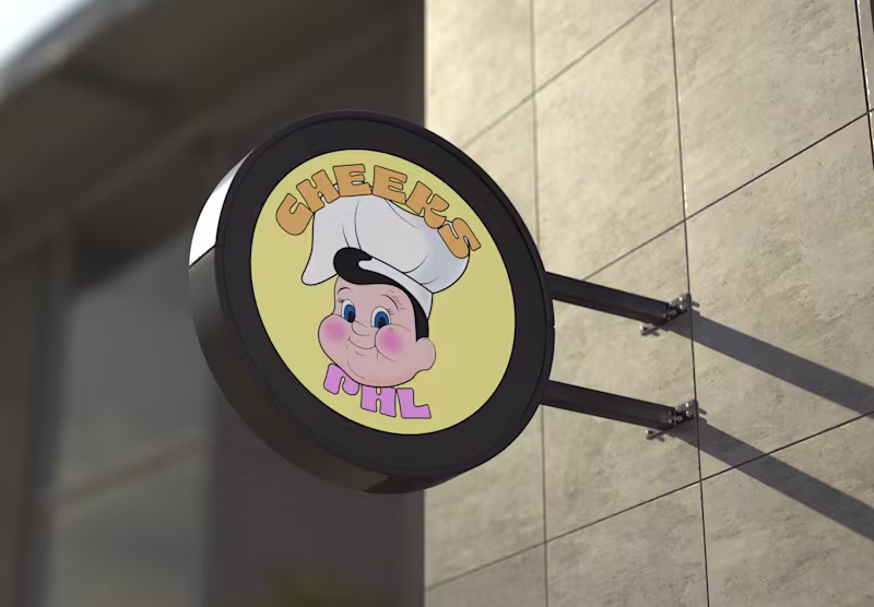 Cover image for Visual Brand Identity for Cheeks Restaurant