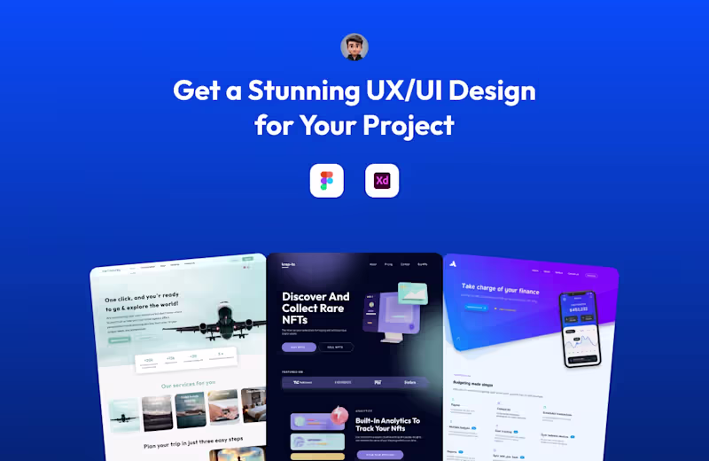 Cover image for Web design-Bespoke UI/UX Design Excellence