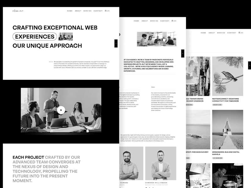 Cover image for Pure - Fit | Agency Website