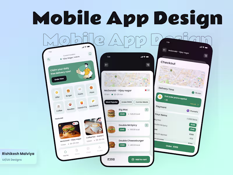 Cover image for Creative-Modern mobile app designs
