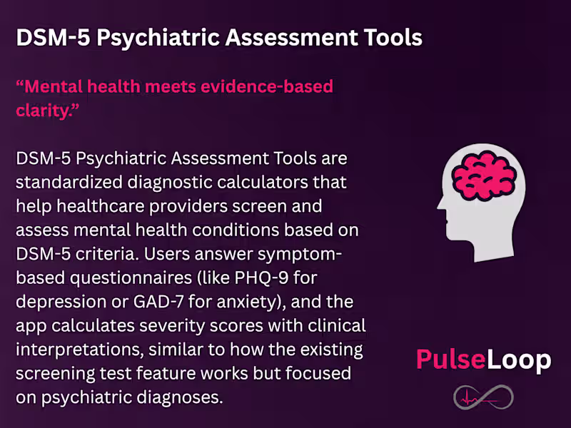Cover image for DSM-5 Psychiatric Assessment Tools