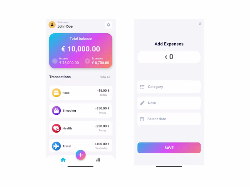 Cover image for Finance Management App